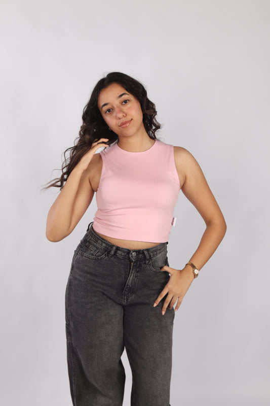 Soft crop-Blush